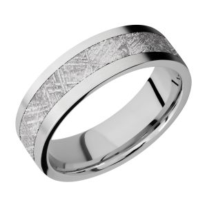 Lashbrook CC7F14/METEORITE Cobalt Chrome Wedding Ring or Band
