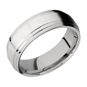 Lashbrook CC7F2S Cobalt Chrome Wedding Ring or Band