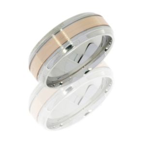 Lashbrook CC8B13/14KRMG SATIN-POLISH Cobalt Chrome Wedding Ring or Band