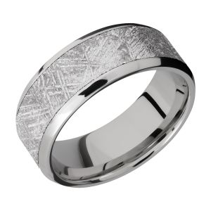 Lashbrook CC8B16(NS)/METEORITE Cobalt Chrome Wedding Ring or Band