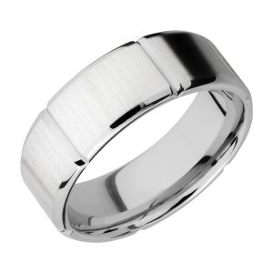 Lashbrook CC8B6SEG Cobalt Chrome Wedding Ring or Band