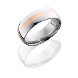 Lashbrook CC8D12-14KR Polish Cobalt Chrome Wedding Ring or Band