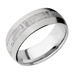 Lashbrook CC8D13/METEORITE Cobalt Chrome Wedding Ring or Band