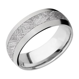 Lashbrook CC8D14/METEORITE Cobalt Chrome Wedding Ring or Band