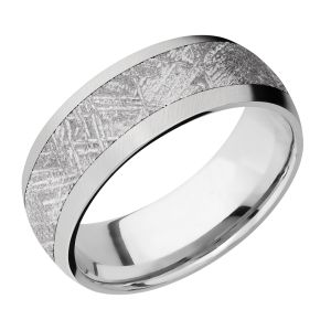 Lashbrook CC8D15/Meteorite Cobalt Chrome Wedding Ring or Band
