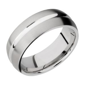 Lashbrook CC8DC Cobalt Chrome Wedding Ring or Band