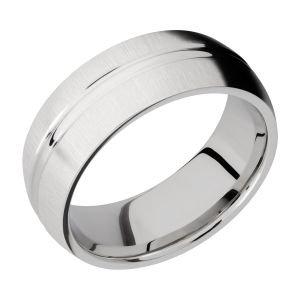 Lashbrook CC8DD Cobalt Chrome Wedding Ring or Band