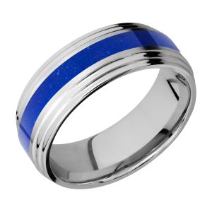 Lashbrook CC8F2S13/MOSAIC Cobalt Chrome Wedding Ring or Band