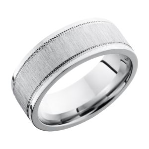 Lashbrook CC8FEC2WUMIL Cobalt Chrome Wedding Ring or Band