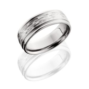 Lashbrook CC8REF TBH-POLISH Cobalt Chrome Wedding Ring or Band