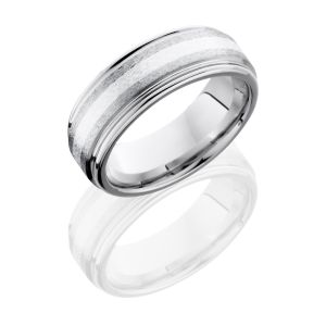 Lashbrook CC8REF12-SS Stone-Polish Cobalt Chrome Wedding Ring or Band