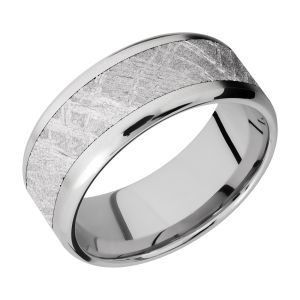 Lashbrook CC9B16(NS)/METEORITE Cobalt Chrome Wedding Ring or Band