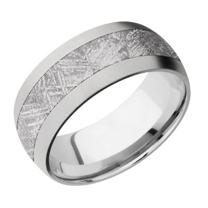 Lashbrook CC9D15/METEORITE Cobalt Chrome Wedding Ring or Band