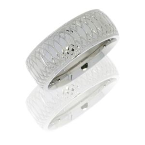 Lashbrook CC9DGE2UMILMOIRE POLISH Cobalt Chrome Wedding Ring or Band