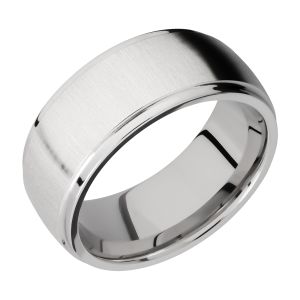 Lashbrook CC9DGE Cobalt Chrome Wedding Ring or Band