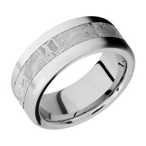 Lashbrook CC9F14/METEORITE Cobalt Chrome Wedding Ring or Band
