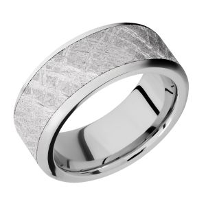 Lashbrook CC9F17/METEORITE Cobalt Chrome Wedding Ring or Band