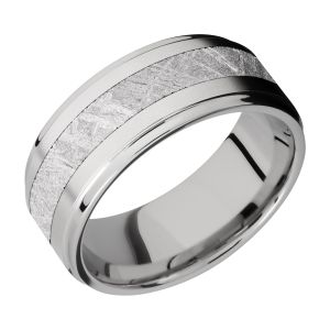 Lashbrook CC9FGE14/METEORITE Cobalt Chrome Wedding Ring or Band