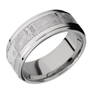 Lashbrook CC9FGE15/METEORITE Cobalt Chrome Wedding Ring or Band