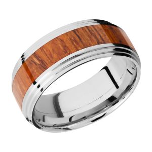 Lashbrook CC9F2S14/HARDWOOD Cobalt Chrome Wedding Ring or Band
