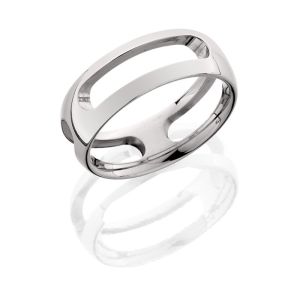 Lashbrook 8HR034 POLISH Titanium Wedding Ring or Band