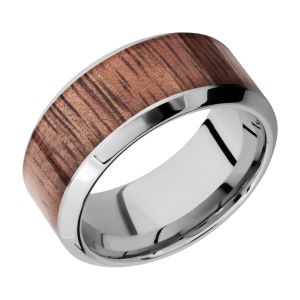 Lashbrook CC10HB17/HARDWOOD Cobalt Chrome Wedding Ring or Band