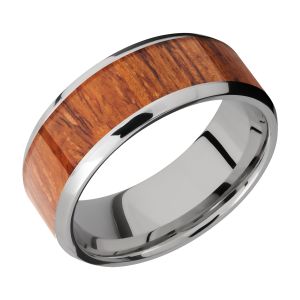 Lashbrook CC8B16(NS)/HARDWOOD Cobalt Chrome Wedding Ring or Band
