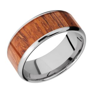 Lashbrook CC9B17(NS)/HARDWOOD Cobalt Chrome Wedding Ring or Band