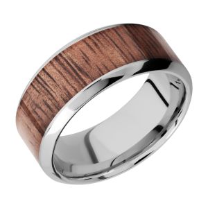 Lashbrook CC9HB16/HARDWOOD Cobalt Chrome Wedding Ring or Band