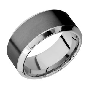 Lashbrook CCPF10HB17/ZIRCONIUM Cobalt Chrome Wedding Ring or Band