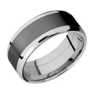 Lashbrook CCPF9B16(NS)/ZIRCONIUM Cobalt Chrome Wedding Ring or Band