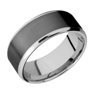 Lashbrook CCPF9B17(NS)/ZIRCONIUM Cobalt Chrome Wedding Ring or Band