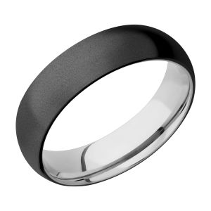 Lashbrook CCSLEEVEZ6D Zirconium and Cobalt Chrome Wedding Ring or Band