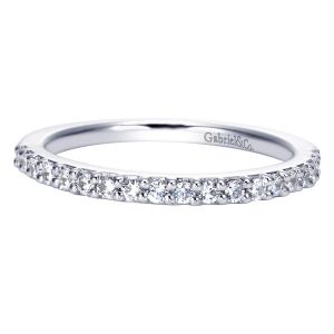 Gabriel 14 Karat Contemporary Wedding Band WB8263W44JJ