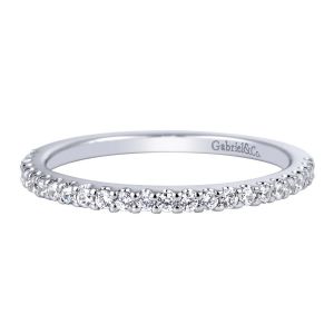 Gabriel 14 Karat Contemporary Wedding Band WB7298W44JJ