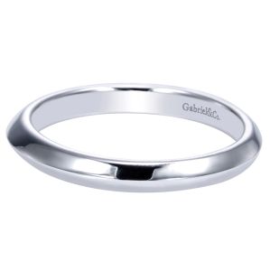 Gabriel 14 Karat Contemporary Wedding Band WB8685W4JJJ