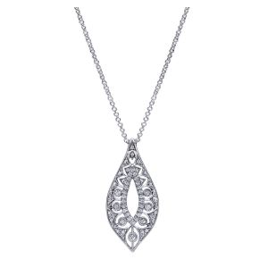 Gabriel Fashion 14 Karat Lace Chain Necklace NK4855W45JJ