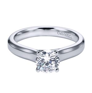 Gabriel Platinum Contemporary Engagement Ring ER6580PTJJJ