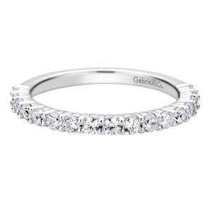 Gabriel 14 Karat Contemporary Wedding Band WB9451W44JJ