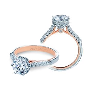 Verragio Renaissance-938R7-TT 14 Karat Diamond Engagement Ring