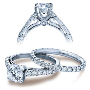 Verragio Platinum Couture Engagement Ring Couture-0388 D
