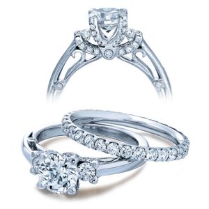 Verragio Platinum Couture Engagement Ring Couture-0396