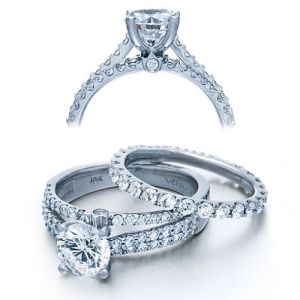 Verragio 14 Karat Couture Engagement Ring Couture-0355