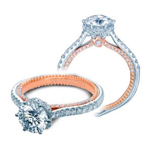 Verragio Couture-0458RD-2WR Platinum Engagement Ring