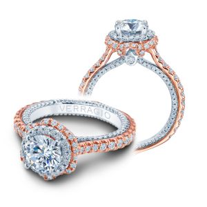 Verragio Couture-0467R-2RW Platinum Engagement Ring