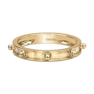 Gabriel Fashion 14 Karat Stackable  Ladies' Ring LR5587Y4JJJ