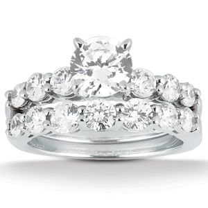 Taryn Collection Platinum Diamond Engagement Ring TQD A-4741