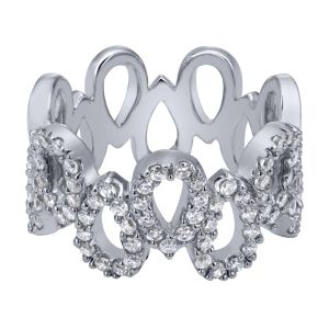 Gabriel Fashion 14 Karat Lusso Diamond Ladies' Ring LR4651W44JJ