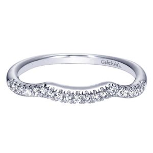 Gabriel 14 Karat Contemporary Wedding Band WB8663W44JJ