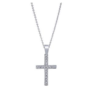 Gabriel Fashion 14 Karat Faith Cross Necklace NK2053W45JJ